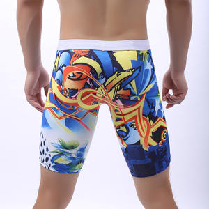 Ropa Interior Deportiva para Hombre, Cintura Media, Transpirable, Absorbe la Humedad, Antibacteriana, de Poliéster, Tejido de Punto Estampado, Fabricantes de Ropa Deportiva - Product Image 3