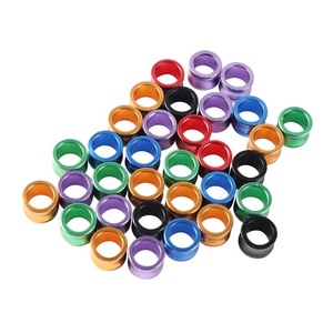 8mm Aluminium Vogelring voor Papegaai Duif Poot Accessoires Vliegtraining Identificatie Voetring - Product Image 3