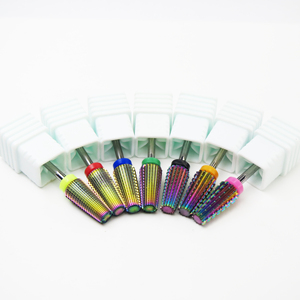 Fraise à ongles en carbure Rainbow Wholesale Volcano Bit 3/32\", fraise rotative pour manucure et beauté - Product Image 2