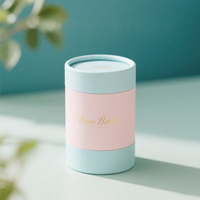 Caja de Embalaje de Tubo de Papel Reciclado Personalizable de Lujo Moderno de Alta Calidad con Relieve para Marcos de Fotos y Cosméticos