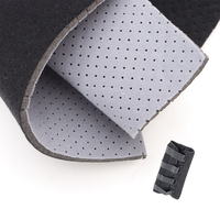 Tissu en velours laminé en mousse perforé et respirant, idéal pour les équipements de protection sportifs, doublures de casques, coudières – Vente directe usine
