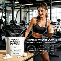 Poudre de protéines végétales pour la musculation, l'entraînement physique, la nutrition quotidienne, le soutien musculaire, la récupération après l'effort, OEM en vrac