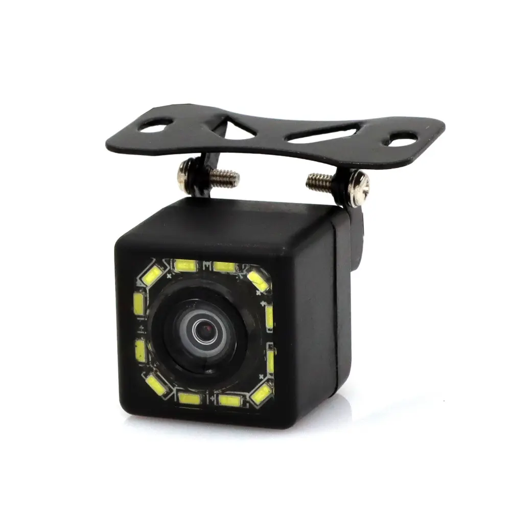 Mini câmera de segurança para carro, visão noturna grande angular de alta definição, câmera reversa