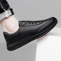 Zapatos para Hombre con Aumento de Altura de 6CM, Cómodos, Deportivos, para Uso Diario, Duraderos, de Cuero, Antideslizantes, Ligeros, Transpirables, de Caña Baja, para Primavera