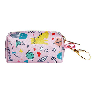 Porte-sacs à crottes <span class=keywords><strong>de</strong></span> <span class=keywords><strong>chien</strong></span> portable <span class=keywords><strong>de</strong></span> luxe écologique en polyester avec distributeur et sacs réutilisables pour petits chiens - Product Image 3