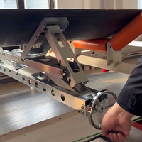 Outil de remplacement de rouleaux de convoyeur à bande, dispositif de levage de bande portable pour un changement rapide des rouleaux dans les mines de charbon et les centrales électriques