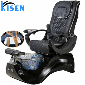 Sillón de Pedicura y Masaje Ajustable de Acero Inoxidable de Lujo KISEN con Hidromasaje para Salón de Uñas, Estación de Manicura y Pedicura - Product Image 5