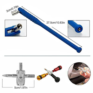 Tubeless <b>Valve</b> Stem Kit 43 Pcs Copper <b>Tire</b> Repair <b>Tool</b> For Cars And Motorcycles - Product Image 4