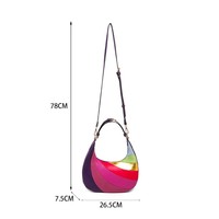 Tas Tangan Desainer Tas Merek Terkenal Dompet High End Tren Baru Dompet Warna-warni Tren Fashion Dompet