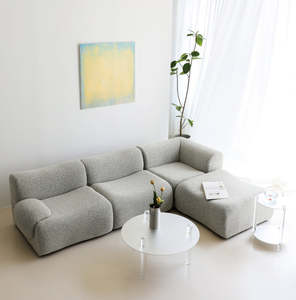 Bắc Âu Phong Cách Nén Vải Modular Sofa Set Hộp Đóng Gói Đồ Nội Thất Tiết Kiệm Vận Chuyển Chân Không Nén Cắt Sofa - Product Image 4