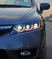 Nouveaux phares de voiture TK pour la 8ème génération 2006-2011, projecteurs LED, feux de jour 5000K 4000 Lm, automobile