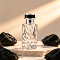 Botol Parfum Kaca Silinder Transparan Grosir 50ml dengan Tutup Semprot, Laris Manis Lintas Negara, Botol Parfum Kosong, Botol Bening