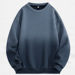 เสื้อสเวตเชิ้ตคอกลมโอเวอร์ไซส์ ผ้าฟลีซ รักษ์โลก สีเขียวเข้ม ทอแบบเรียบ แขนยาวทรงปกติ สไตล์ลำลอง สำหรับผู้ชาย ใส่ได้ในฤดูหนาว - Product Image 4