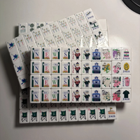 Set Ubin Mahjong Amerika Modern Mewah Edisi Golf Masters 2026, 160 Buah, Akrilik Berukir, Tahan Air, Tahan Lama, Profesional