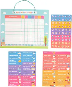 high quality educational toys Customs magnetic behavior and activity reward chart board