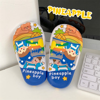 Nouvelles tongs d'été pour enfants, garçons et filles, semelle en PVC souple, pantoufles d'intérieur antidérapantes