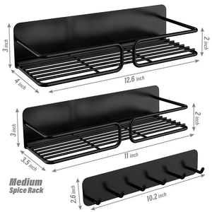 Estante organizador de <span class=keywords><strong>especias</strong></span> magnético <span class=keywords><strong>para</strong></span> refrigerador, almacenamiento de organizadores de cocina de nevera con imán móvil - Product Image 5