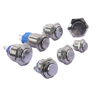 Interrupteur à bouton-poussoir métallique 1NO 2A 36VDC 125VAC