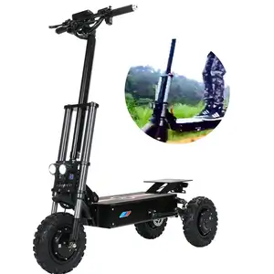 Kuat Scooter Listrik 60 V 11 Inch Skuter Listrik 4000 Watt 3600 Watt Electric Scooter dengan 30ah Baterai Lithium