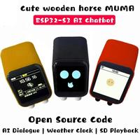 DeepSeek AI Chat Robot ESP32-S3 1.54 pouces LCD N16R8 MUMA carte de développement affichage Wifi Station météo horloge pour XiaoZhi