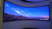 Mur vidéo LED VISIONLED P1.8 haut de gamme, couleur pleine, numérique 16 bits, texture artistique pour matériaux de construction, garantie 2 ans, luminosité 500 cd