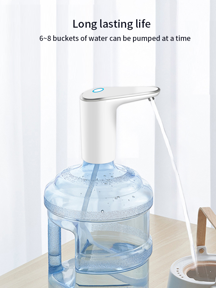 Convenient One-Button Operation Water Bottle Pump Dispenser for 2-5 Gallon Bottles