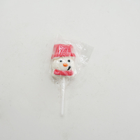 Groothandel Hoge Kwaliteit Gevriesdroogde Fruitachtige Cartoon Kerst Snoepjes Lollies Zachte Zoete Marshmallow Icing Decoraties Doos