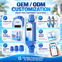 Chlorinateur au sel intelligent OEM avec contrôle WiFi via application, générateur automatique de chlore pour piscine, spa et bain à remous