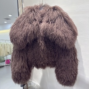<span class=keywords><strong>Cappotto</strong></span> da <span class=keywords><strong>donna</strong></span> RX Fluffy Plus Size <span class=keywords><strong>con</strong></span> collo grande, scialle e coprispalle, caldo, <span class=keywords><strong>in</strong></span> vera lana di pecora e <span class=keywords><strong>pelliccia</strong></span> mongola <span class=keywords><strong>con</strong></span> scialle <span class=keywords><strong>in</strong></span> <span class=keywords><strong>pelliccia</strong></span> - Product Image 1