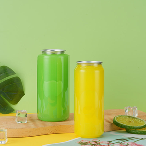 Latas Desechables Transparentes de PET de 250 ml, 330 ml y 500 ml con Logotipo Personalizado para Jugos, Té, Refrescos, Bebidas Energéticas, Agua, Libres de BPA, Aptas para Alimentos - Product Image 4