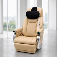 Siège de capitaine en cuir de luxe premium pour fourgonnette, avec ceinture de sécurité intégrée à 3 points et panneau de commande intelligent pour Mercedes-Benz Sprinter/Vito Van