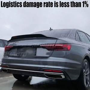 Alerón trasero exterior ABS sin pintar, decoración para maletero, estilo de coche para Audi New A4 B9 2017-2021 - Product Image 2