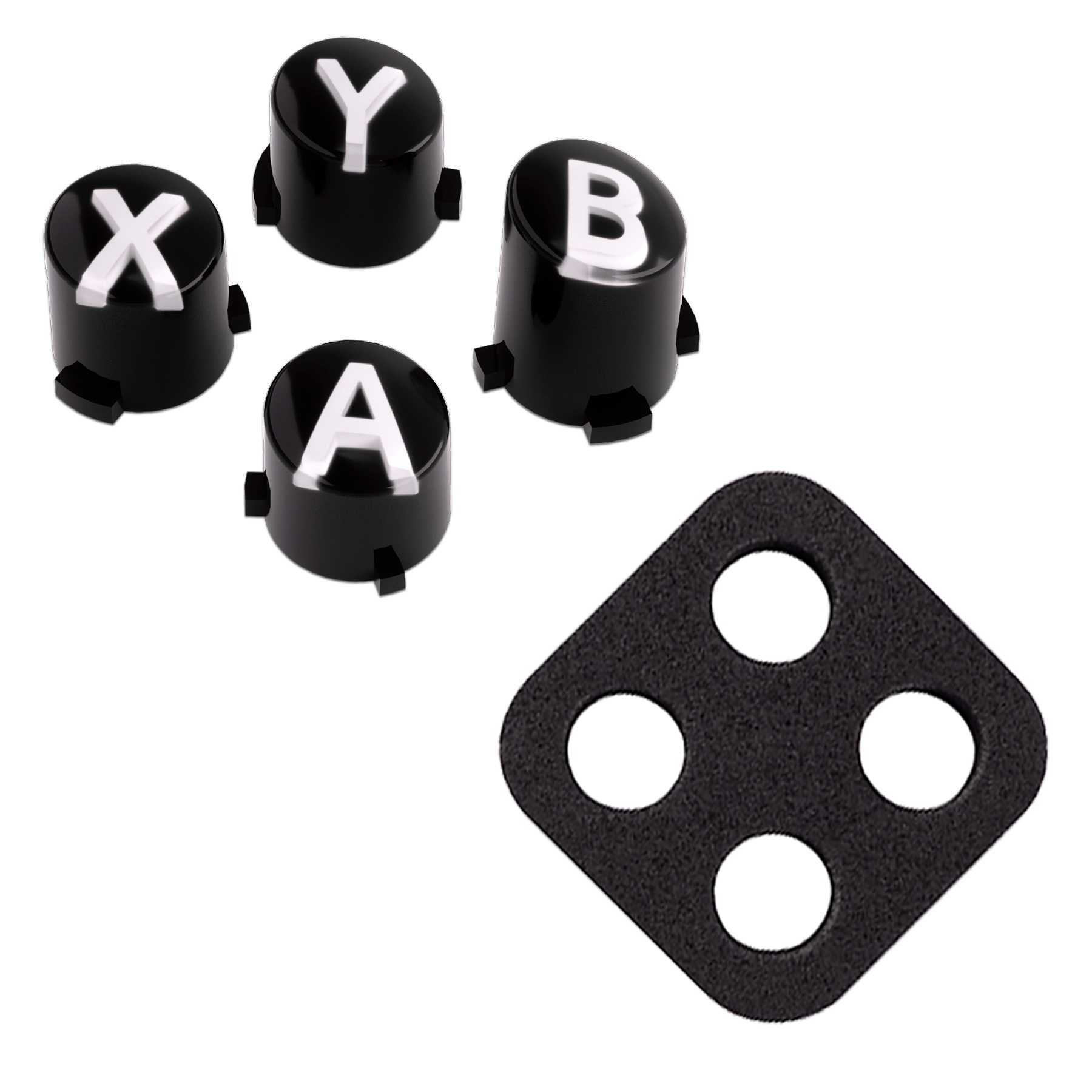Black & Clear With White Symbols JDX3M001WS