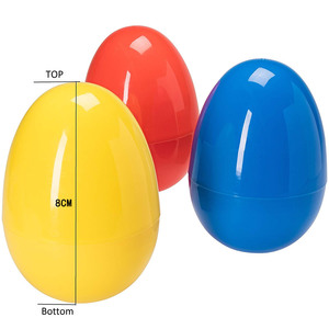 Huevos de Pascua de Plástico de Colores Surtidos YY0520 para Rellenar con Golosinas Específicas, Recuerdo para Fiestas Temáticas de Pascua, Caza de Huevos de Pascua - Product Image 4