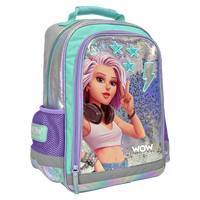 Mochila Escolar WOW GENERATION de 40 cm, Roja, con Dibujos Animados, Impermeable, Menos de 21 L, con Cuerpo de 62 g y Correa de 100 g, de Poliéster