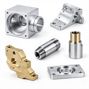 Piezas Mecánicas de Aluminio Fresadas y Torneadas por CNC Personalizadas, Piezas de Alta Precisión para Bridas, Soportes y Bloques de Válvulas - Product Image 1
