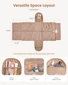 Tas ransel traveling 2-in-1, tas garmen, setelan sepatu, ringan, kantung sepatu, tas garmen anti air, tas Duffel Travel, untuk LOVEVOOK 2-in-1 - Product Image 4