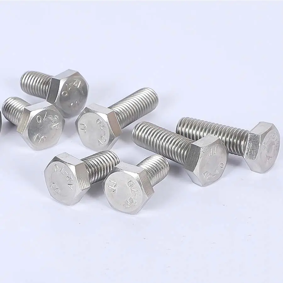 Hot Sell Full Teeth Outer Hexagon Screw 1"-8*2-1/4 Hex Head Self Tapping Screws Outer Hexagon Bolt ANSIB18.2.1
