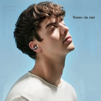 Auriculares inalámbricos con control táctil, mini audífonos tws con clip para amplificar la oreja, con gancho