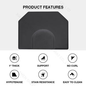 جلد الغنم مقاوم للماء مكافحة التعب مريحة الجمال الشعر الحلاق كرسي صالون PU الكلمة حصيرة ، صالون حلاق مكافحة التعب الكلمة حصيرة - Product Image 2