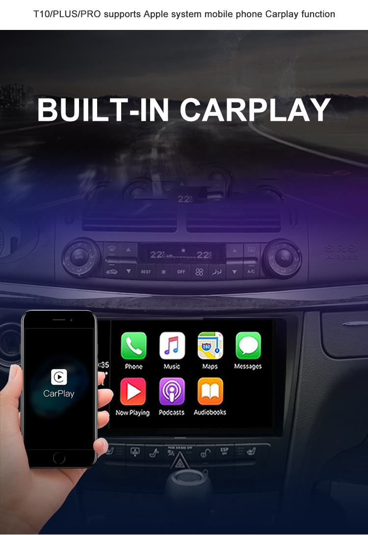 Car Radio For Mercedes Benz E/CLS Class 2002-2010 GPS Navigation Multimedia Video GPS Android 11 Carplay