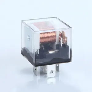 ABILKEEN Fábrica Fornecimento Relé Eletromagnético Miniatura 4/5Pin Terminal 1NO1NC com Transparente Dustproof Shell