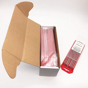 ESSEN WT20 Tig Tungsten elektroda 10 Pak 2% Thoriated Red WT20 2.4mm Tungsten elektroda batang harga - Product Image 6