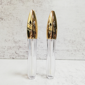 Tubes de mascara de luxe 3,5 ml en ABS/PETG/AS doré, petite capacité, flacon vide avec bouchon à vis pour emballage de maquillage - Product Image 6