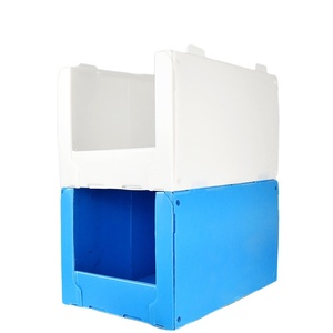 Marc coroplast plastic warehouse corrugated storage picking bins clothes bin correx pick bins