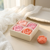 Coffret Cadeau de Bougies Parfumées à la Pivoine en Gros – Collection de Bougies Artisanales en Mélange de Soja pour l'Aromathérapie, Idéales pour la Décoration Intérieure et les Cadeaux d'Événements