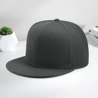 Casquette Snapback Hip Hop Ajustable Personnalisée à Deux Couleurs, 6 Panneaux, Visière Plate Rigide, Vierge pour Broderie et Impression de Logo, Vente en Gros
