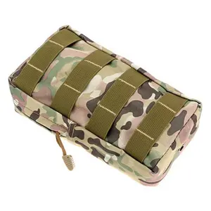 Tactical 600D Polyester Medical Pouch Bag EDC Belt Molle Pouch Accessories