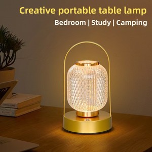 Lampada da Tavolo LED Ricaricabile 5V a Lunga Durata, Portatile per Casa/Esterno, Controllo Touch, Design Moderno per Bar e Mercati Notturni - Product Image 6