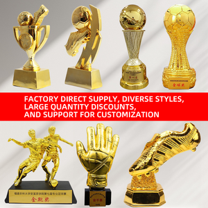 Ventes directes d'usine Design créatif résine trophée tasse gravure personnalisée trophée d'or tasse Statue résine trophée tasse prix - Product Image 2